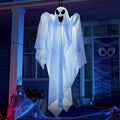 Hanging Ghost Halloween Decorations Outdoor,27.5" Cute Flying Ghosts Outdoor Hanging Halloween Decorations Yard Decorations