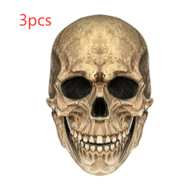 Movable-Jaw Full-Head Skull Mask