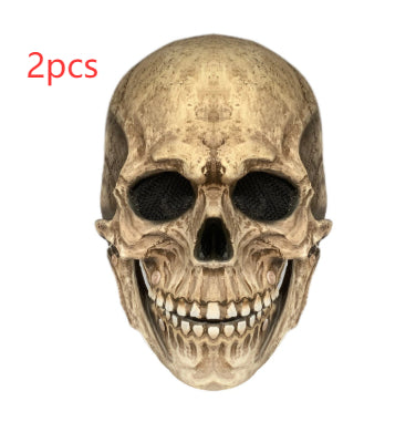 Movable-Jaw Full-Head Skull Mask