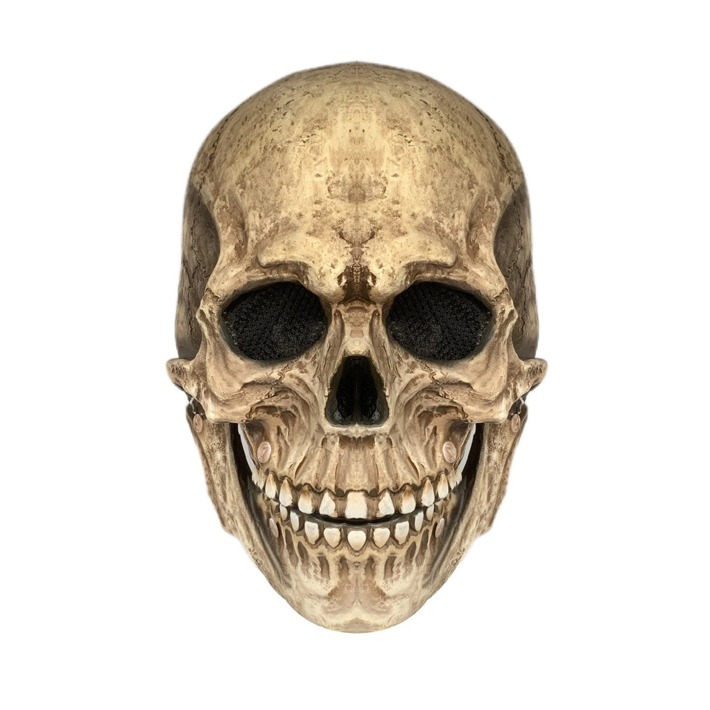 Movable-Jaw Full-Head Skull Mask