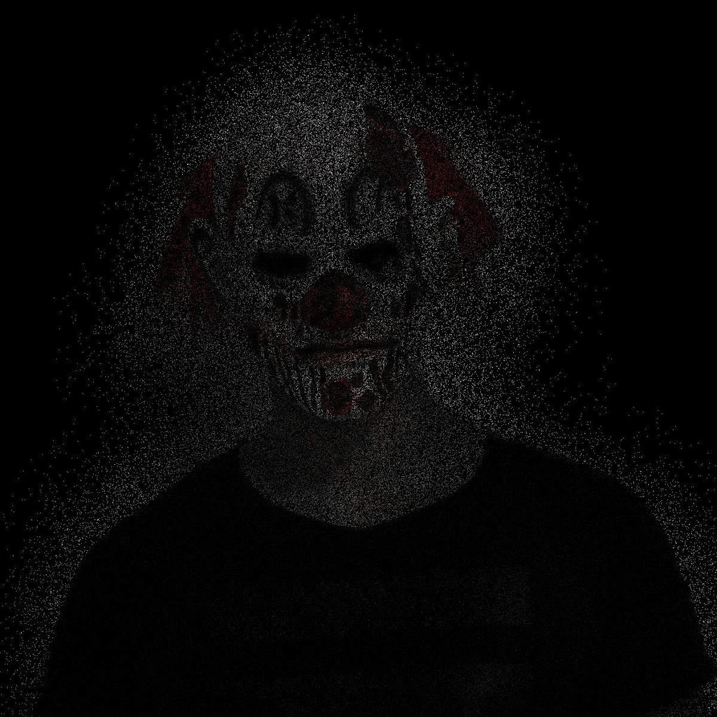 Halloween Scary Evil Clown Mask Horror Face Zombie Costume