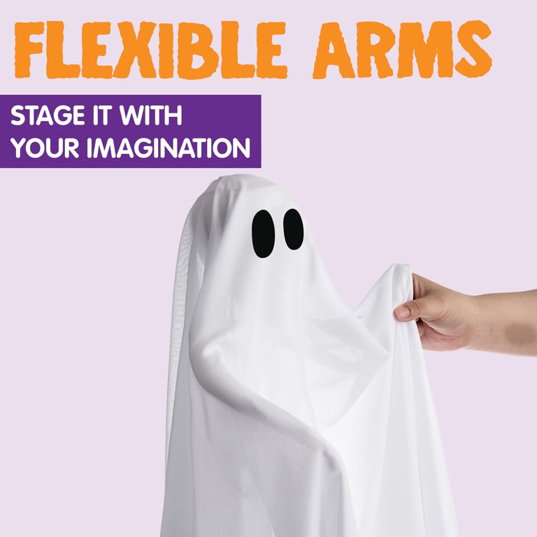 Joyfy hanging ghost flexible poseable arms feature graphic